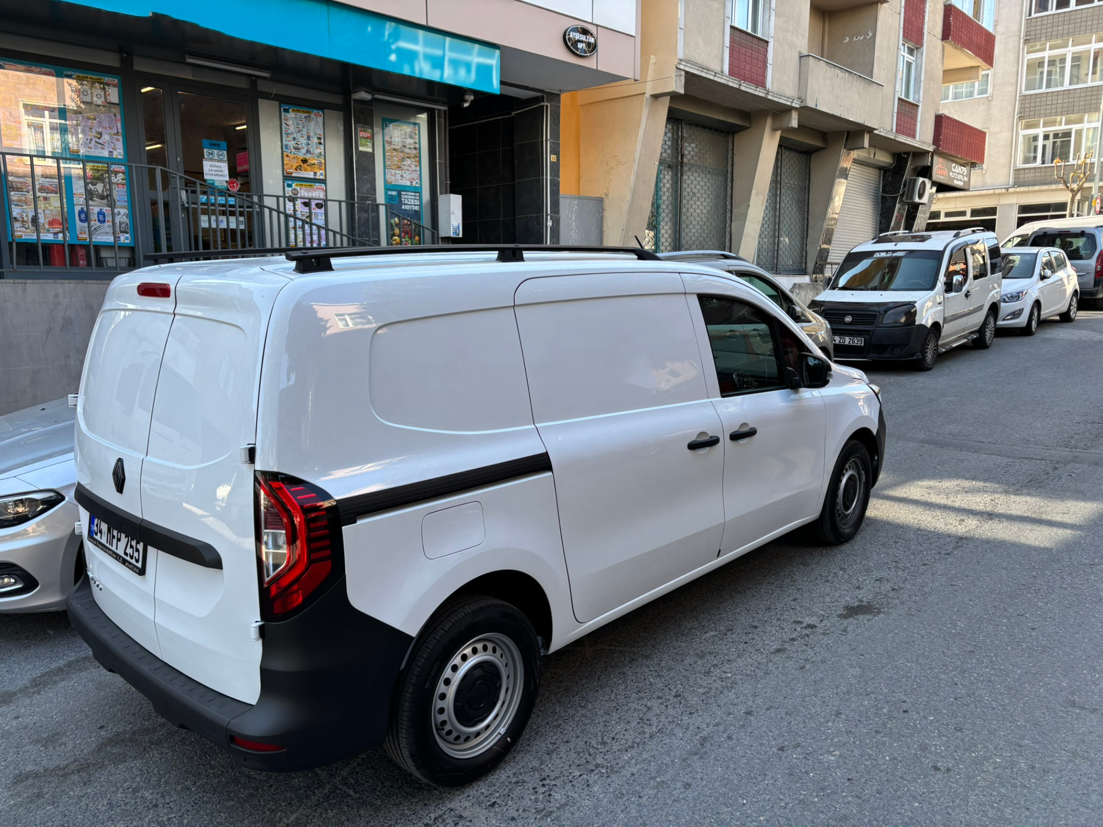 For Renault Kangoo Lwb Long Roof Side Rails, Plus Silver 2021- Up For Renault Kangoo Lwb Long Roof Side Rails, Plus Silver 2021- Up